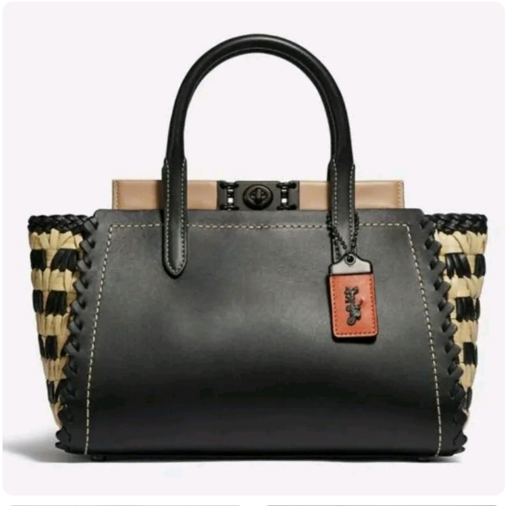 COACH Troupe Carryall With Weaving Style 623 NWT